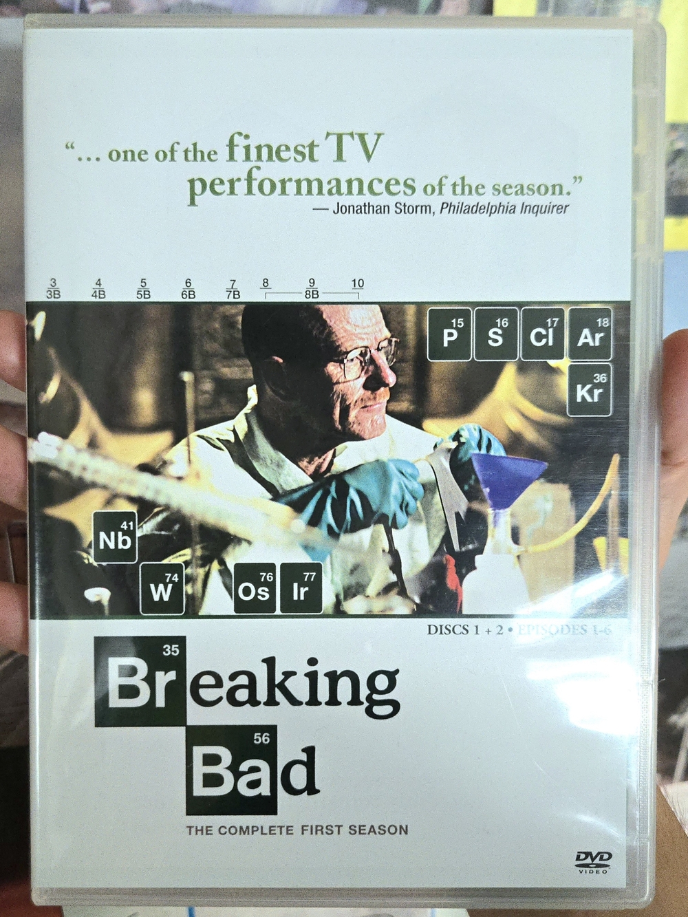 Breaking Bad (2008) DVD Incomplete Season 1 Episodes 1-6 only missing last disc